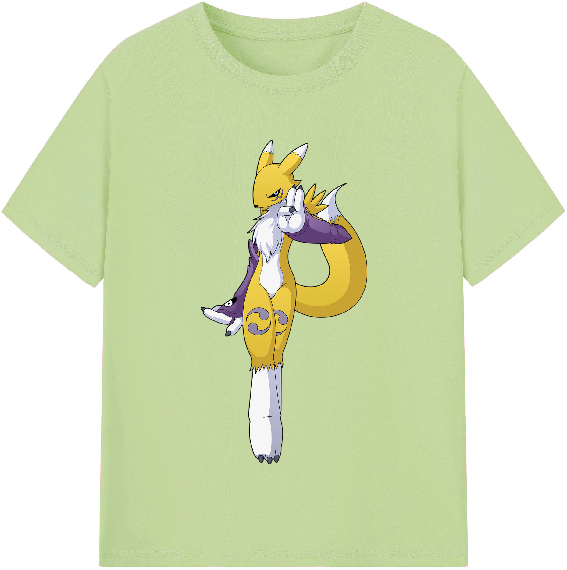 （画像用） Digimon デジタルモンスター/デジモン 綿100％半袖Tシャツ（フロントプリント）